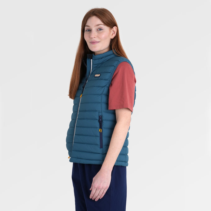 Womens Feathertop Down Gilet (Atlantic Deep) ‡S;173cm