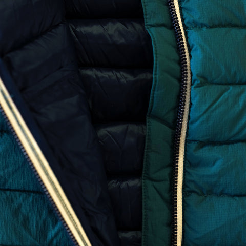 Womens Feathertop Hooded Down Jacket (Atlantic Deep)