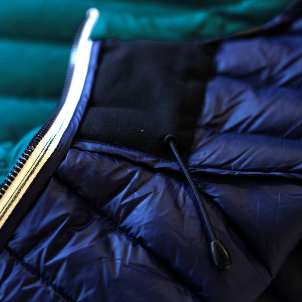 Womens Feathertop Hooded Down Jacket (Atlantic Deep)