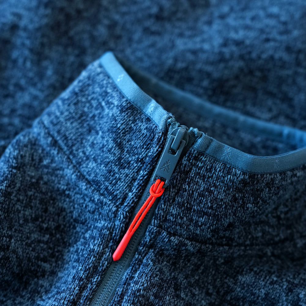 Womens Frissell Full Zip Sweater Fleece (Peacot Melange)