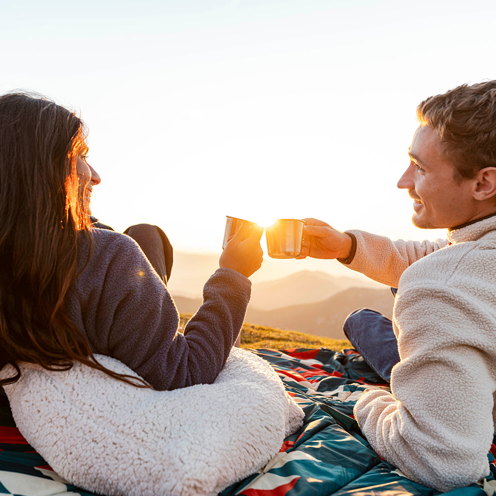 Womens Fryatt Sherpa Fleece Pullover (Dark Denim)