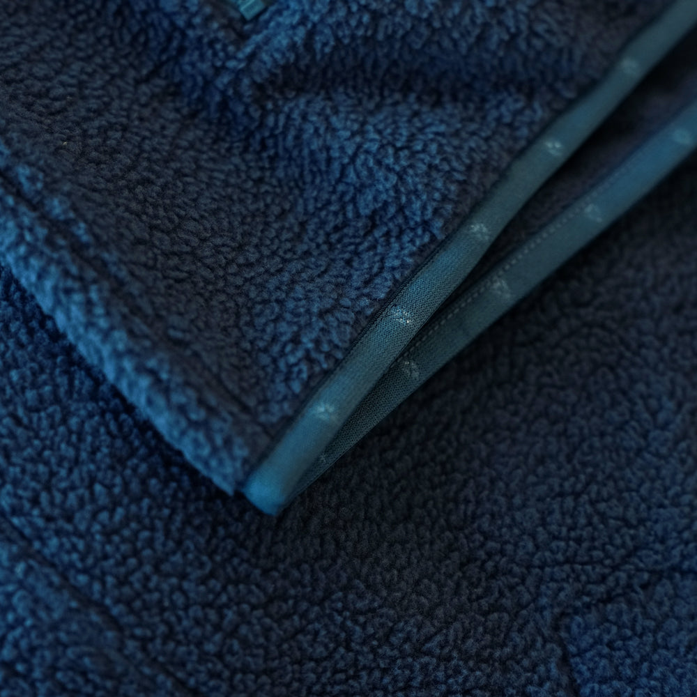 Womens Fryatt Sherpa Fleece Pullover (Dark Denim)