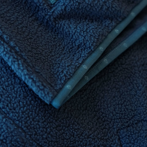 Womens Fryatt Sherpa Fleece Pullover (Dark Denim)