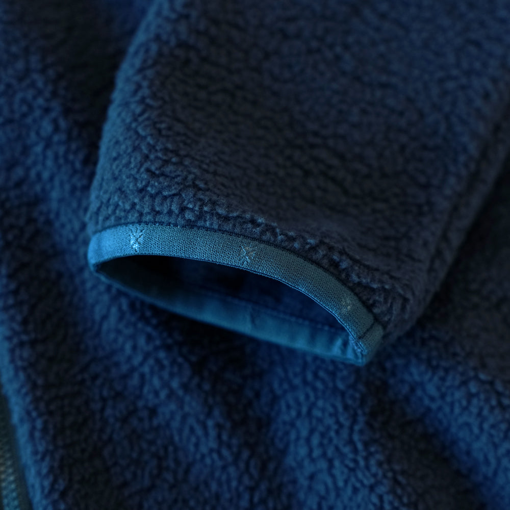 Womens Fryatt Sherpa Fleece Pullover (Dark Denim)