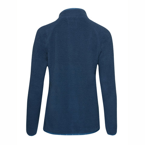 Womens Fryatt Sherpa Fleece Pullover (Dark Denim) #contain