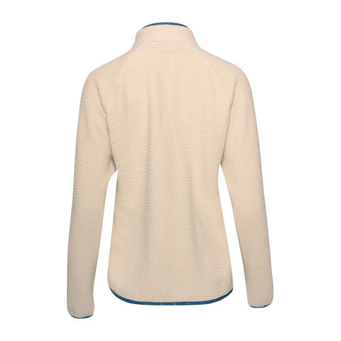 Womens Fryatt Sherpa Fleece Pullover (Feather Grey) #contain