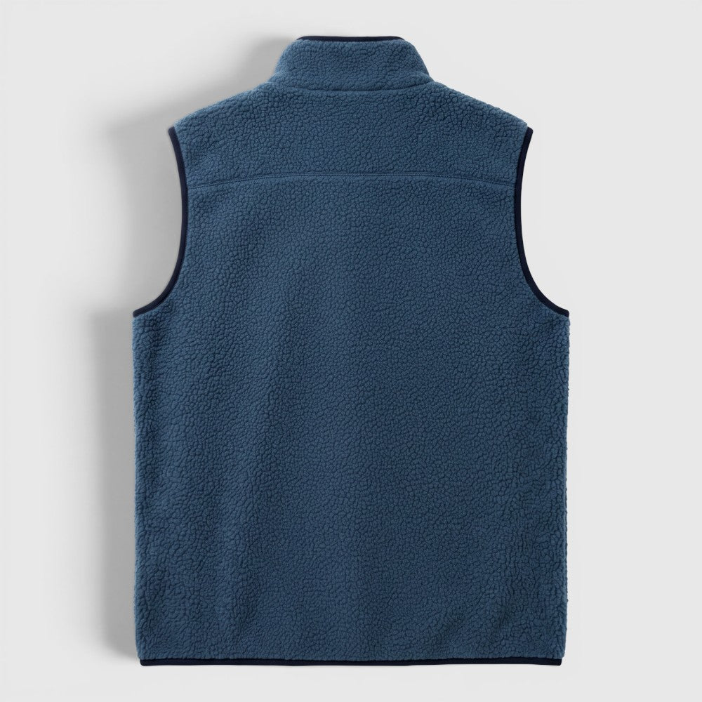 Womens Fryatt Sherpa Fleece Gilet (Dark Denim) #contain