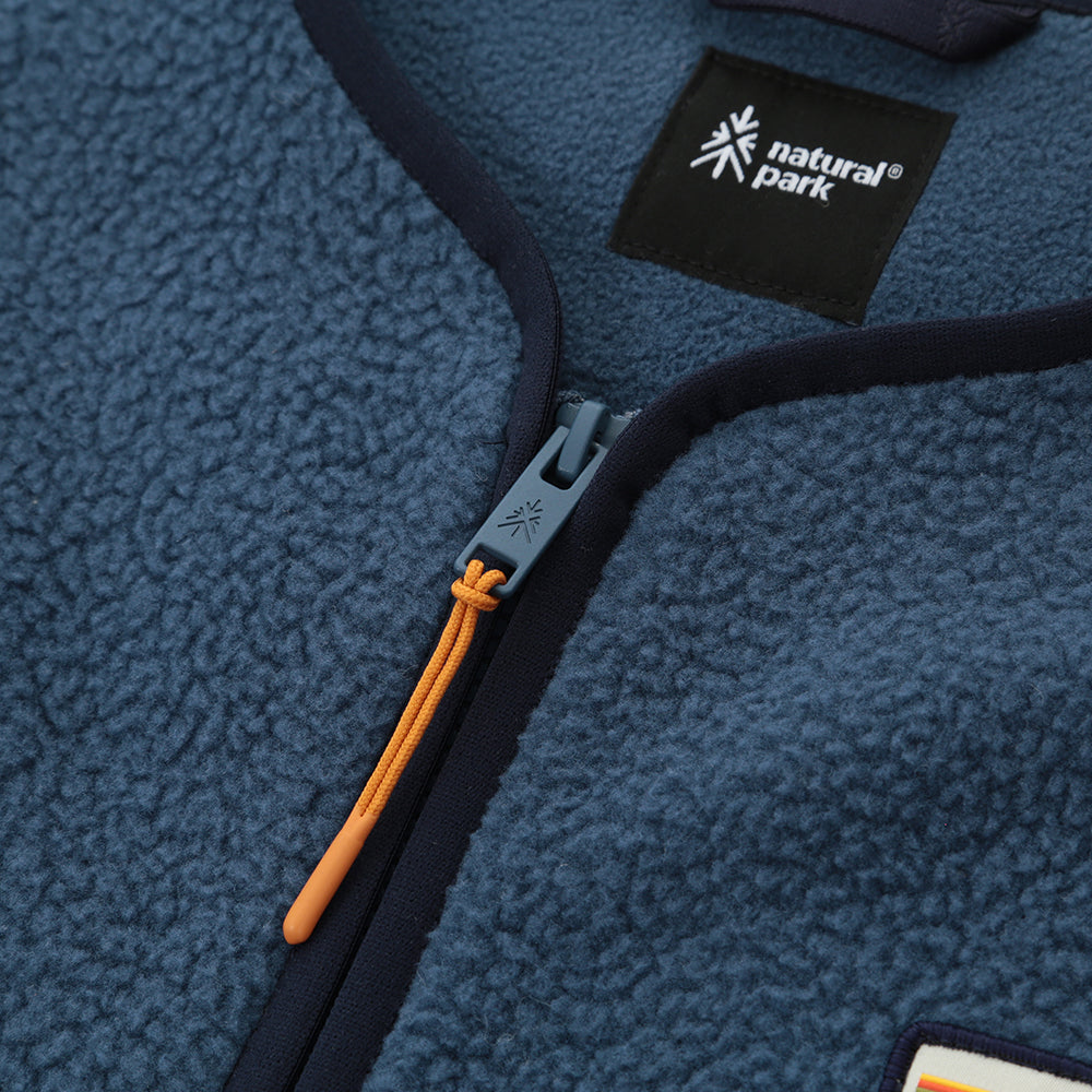 Womens Fryatt Sherpa Fleece Gilet (Dark Denim)