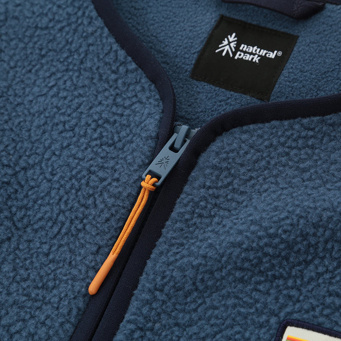 Womens Fryatt Sherpa Fleece Gilet (Dark Denim)