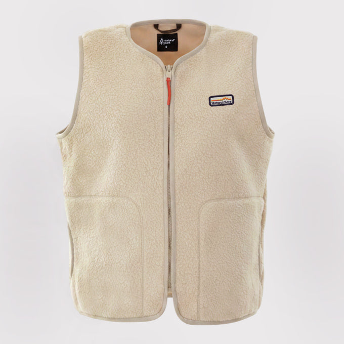 Womens Fryatt Sherpa Fleece Gilet (Feather Grey) #contain ✧AI
