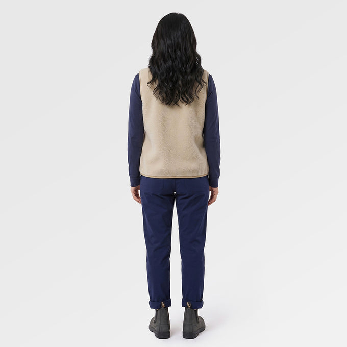 Womens Fryatt Sherpa Fleece Gilet (Feather Grey) ✦AI
