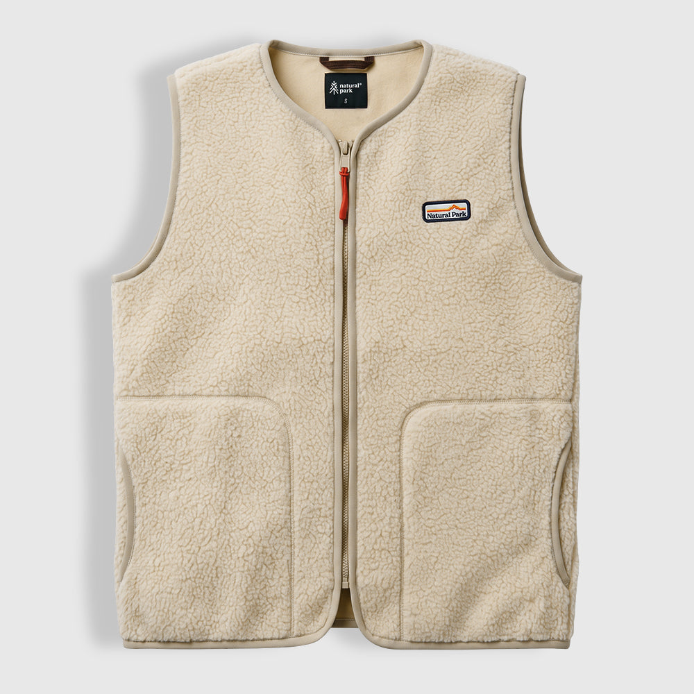 Womens Fryatt Sherpa Fleece Gilet (Feather Grey) #contain