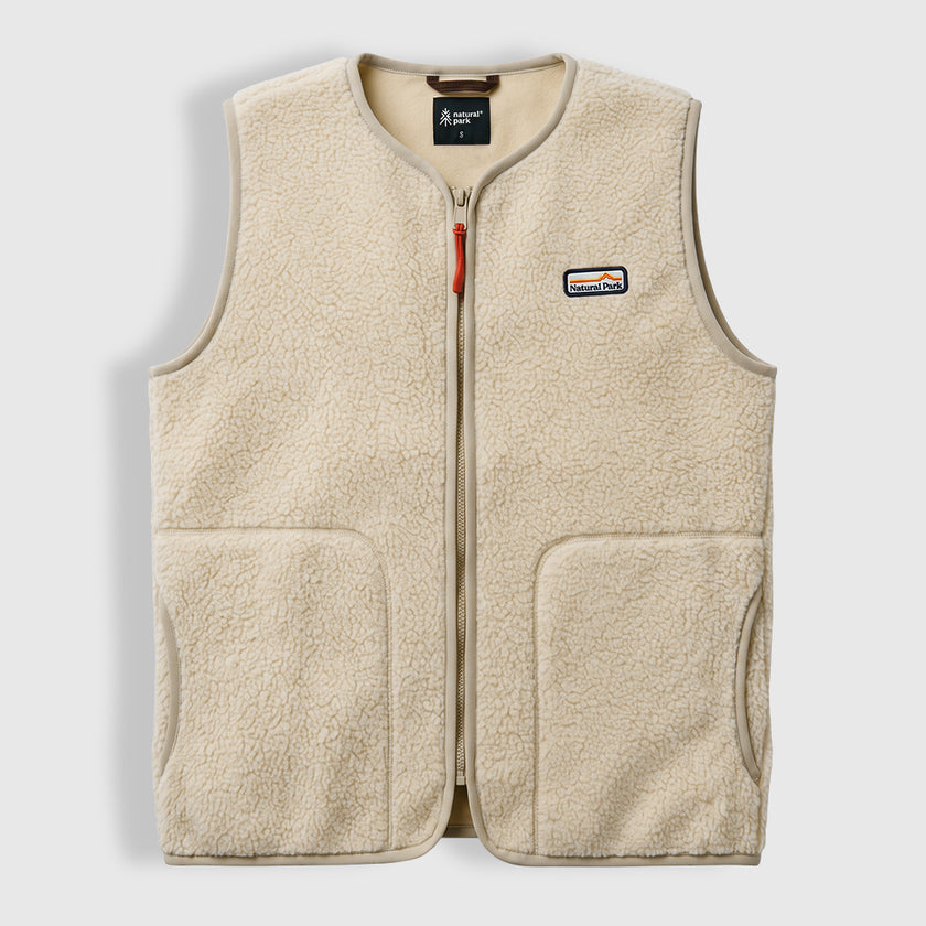 Womens Fryatt Sherpa Fleece Gilet (Feather Grey) #contain