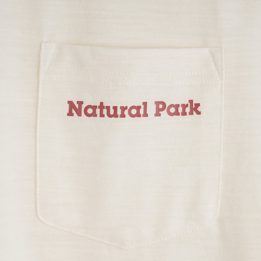 Womens Gaillands Merino Blend Relaxed Tee (Antique White)