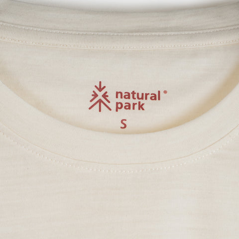Womens Gaillands Merino Blend Relaxed Tee (Antique White)