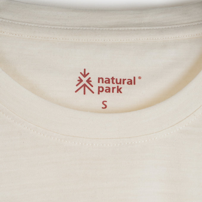 Womens Gaillands Merino Blend Relaxed Tee (Antique White)