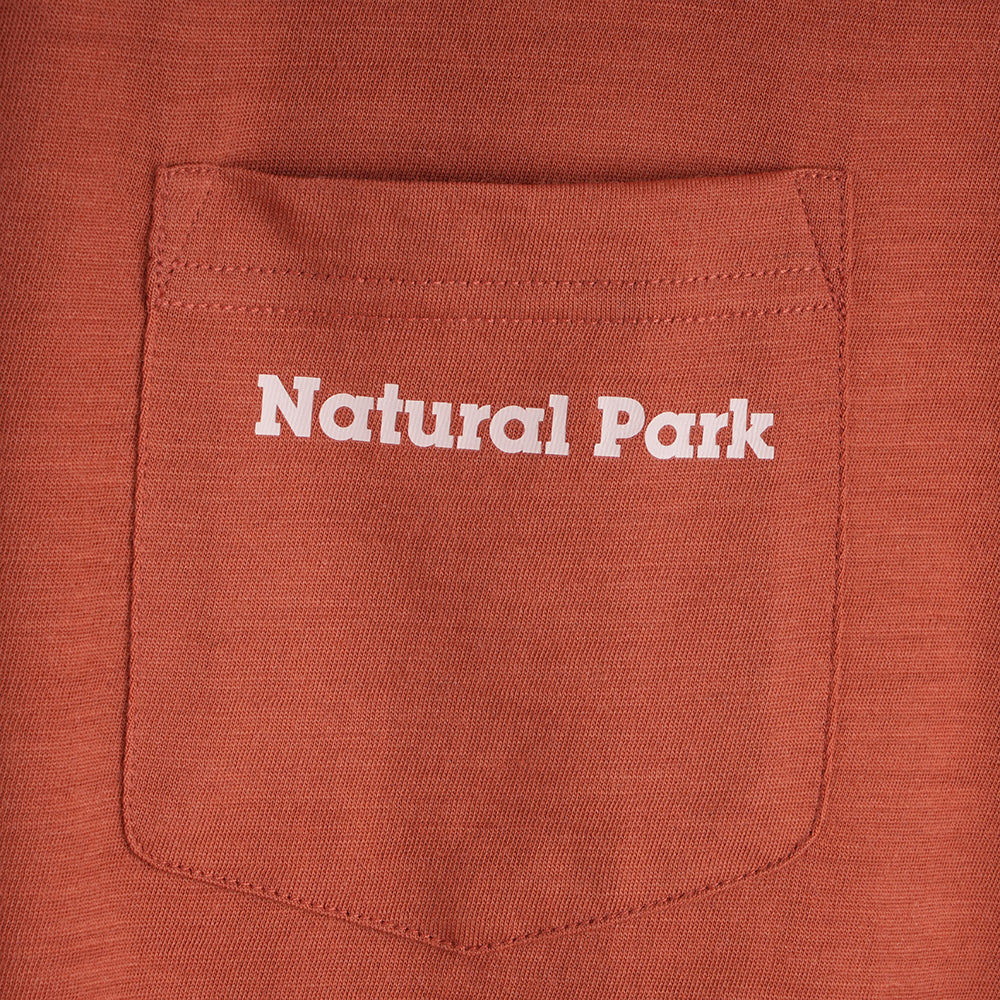 Womens Gaillands Merino Blend Relaxed Tee (Etruscan Red)