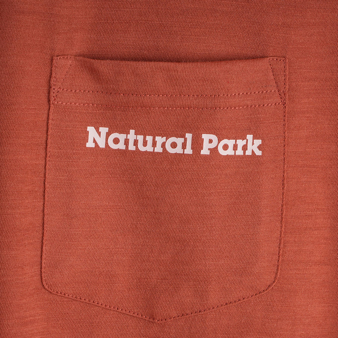 Womens Gaillands Merino Blend Relaxed Tee (Etruscan Red)