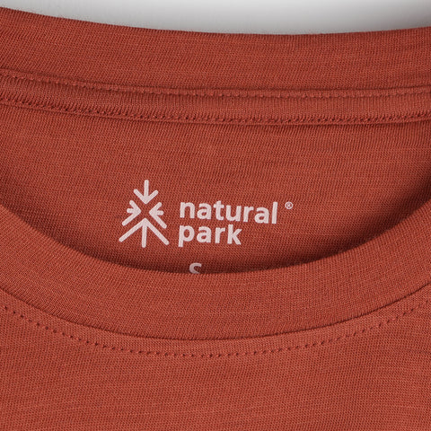 Womens Gaillands Merino Blend Relaxed Tee (Etruscan Red)