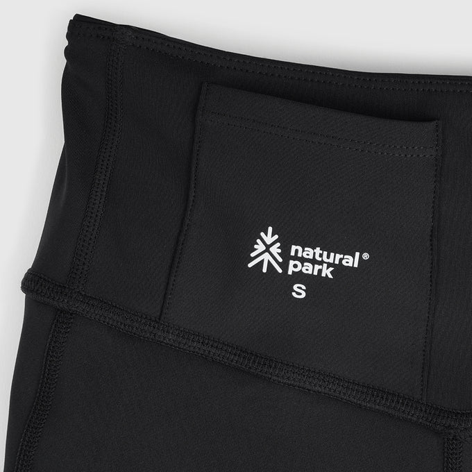 Womens Genesee 7 Inch Tight Shorts (Black)