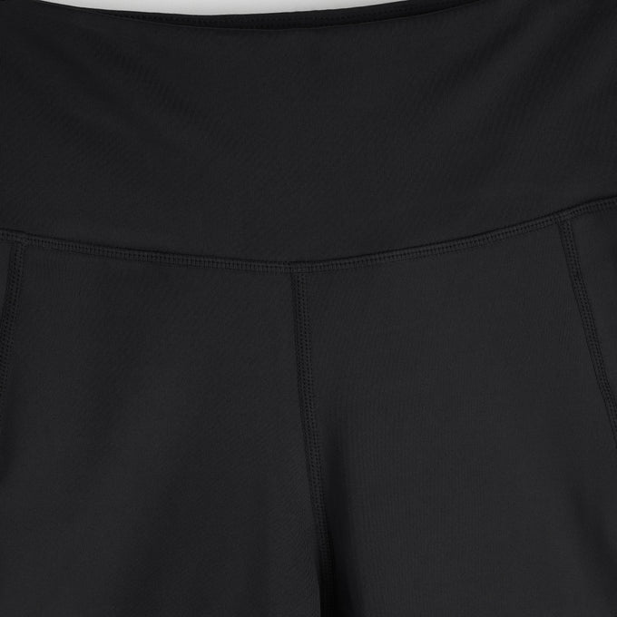 Womens Genesee 7 Inch Tight Shorts (Black)