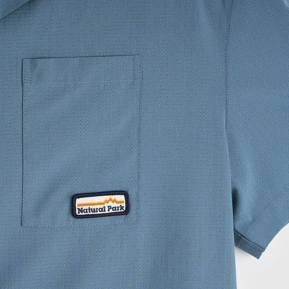 Womens Greenstone Lightweight Short Sleeve Shirt (Blue Fusion)
