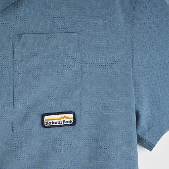 Womens Greenstone Lightweight Short Sleeve Shirt (Blue Fusion)