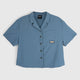 Womens Greenstone Lightweight Short Sleeve Shirt (Blue Fusion) #contain