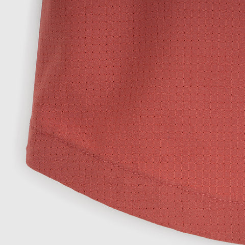 Womens Greenstone Lightweight Short Sleeve Shirt (Etruscan Red)