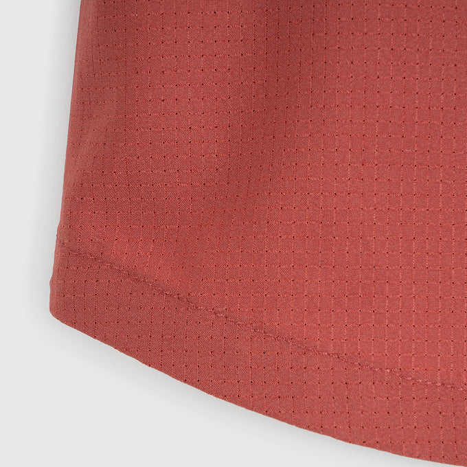 Womens Greenstone Lightweight Short Sleeve Shirt (Etruscan Red)