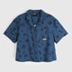 Womens Greenstone Lightweight Short Sleeve Shirt (Wild Fragments/Moonlit Ocean) #contain