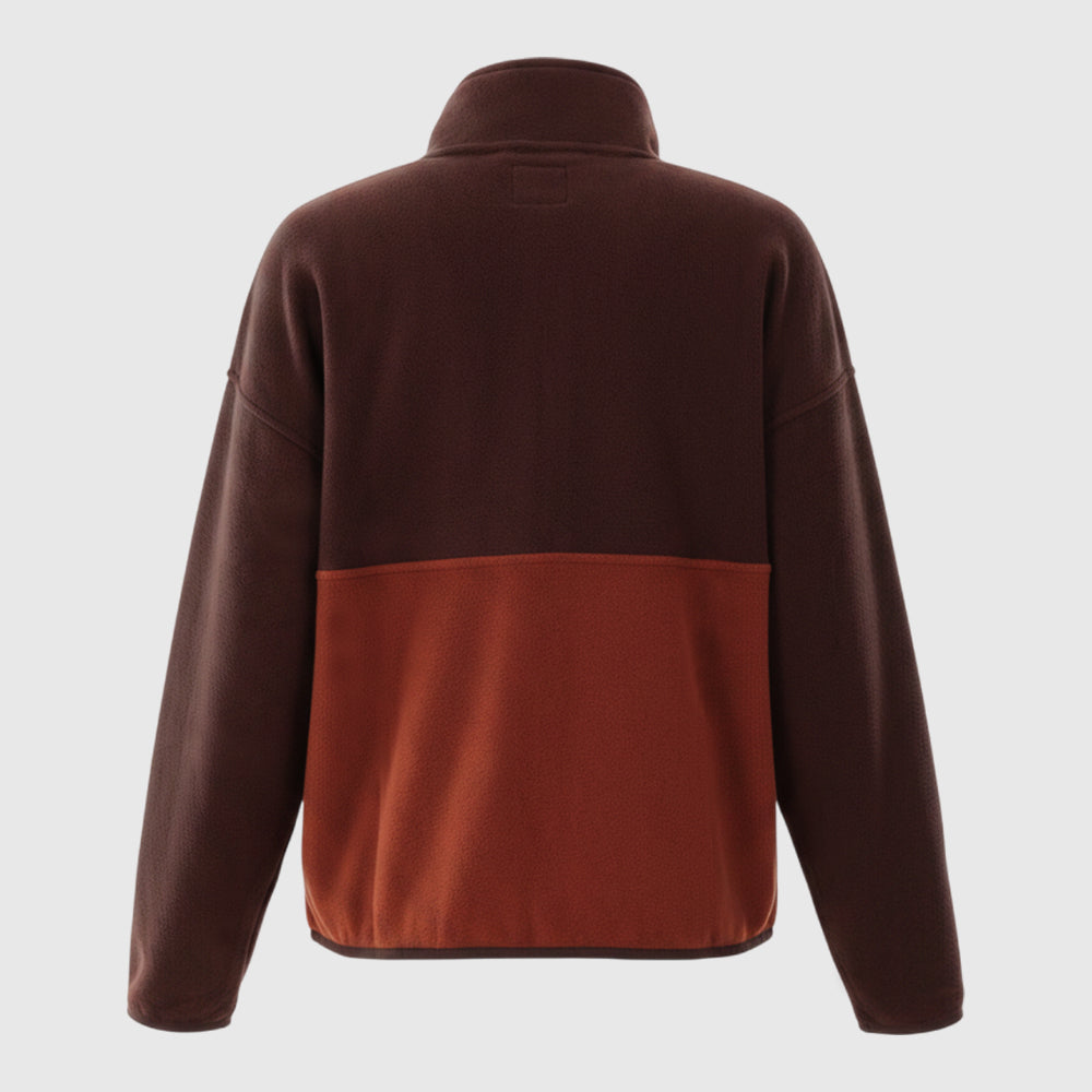 Womens Hurston Full Zip Fleece (Cordovan/Sequoia) #contain ✧AI