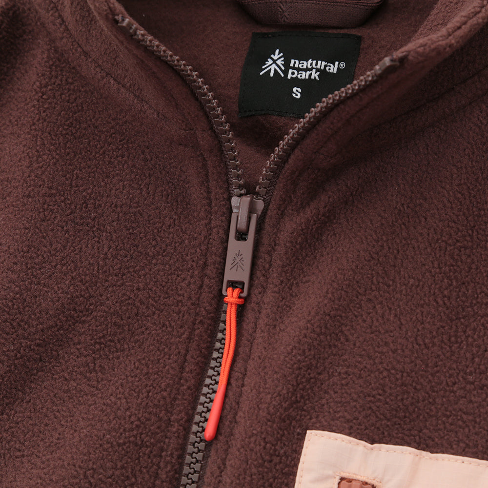 Womens Hurston Full Zip Fleece (Cordovan/Sequoia)
