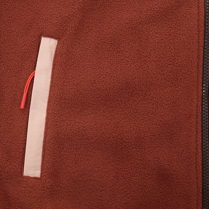 Womens Hurston Full Zip Fleece (Cordovan/Sequoia)