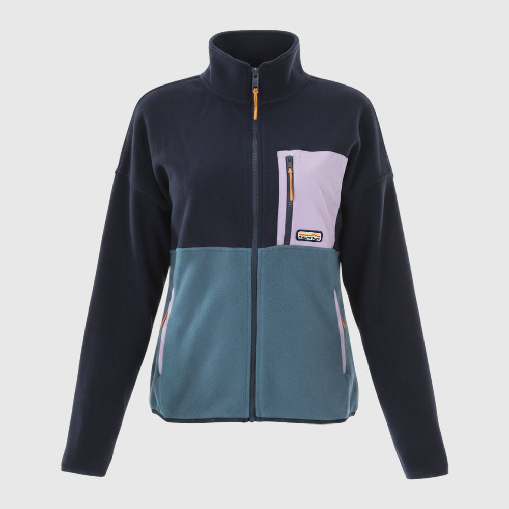Womens Hurston Full Zip Fleece (Maritime Blue/Blue Fusion) #contain ✧AI