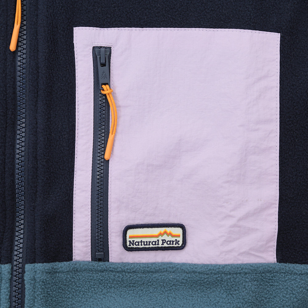 Womens Hurston Full Zip Fleece (Maritime Blue/Blue Fusion)