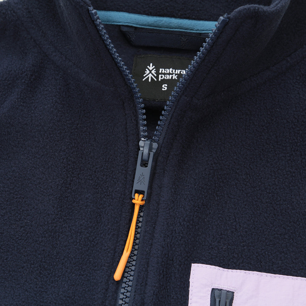 Womens Hurston Full Zip Fleece (Maritime Blue/Blue Fusion)
