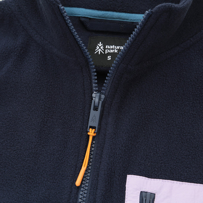 Womens Hurston Full Zip Fleece (Maritime Blue/Blue Fusion)