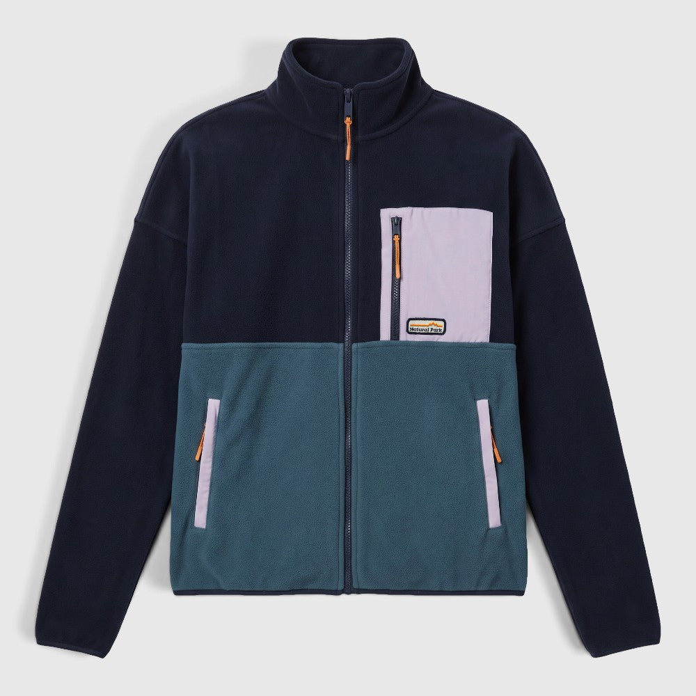 Womens Hurston Full Zip Fleece (Maritime Blue/Blue Fusion) #contain