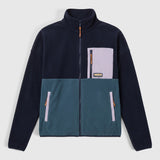 Womens Hurston Full Zip Fleece (Maritime Blue/Blue Fusion) #contain