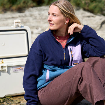 Womens Hurston Full Zip Fleece (Maritime Blue/Blue Fusion) §S;170cm