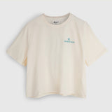 Womens Nature Galatea Relaxed Tee (Antique White) #contain