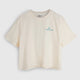 Womens Nature Galatea Relaxed Tee (Antique White) #contain