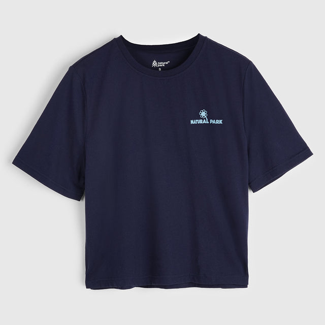 Womens Nature Galatea Relaxed Tee (Maritime Blue) #contain