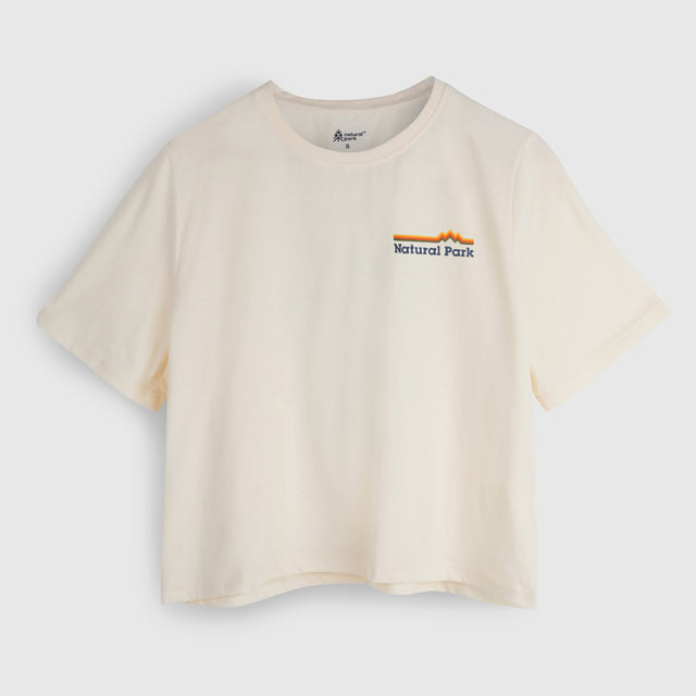 Womens Van Life Galatea Relaxed Tee (Antique White) #contain