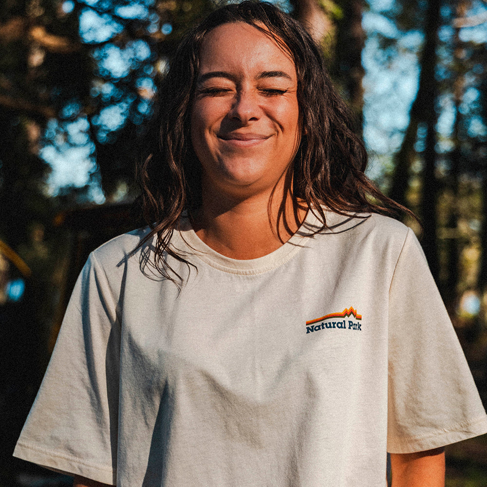 Womens Van Life Galatea Relaxed Tee (Antique White) ‡S;160cm